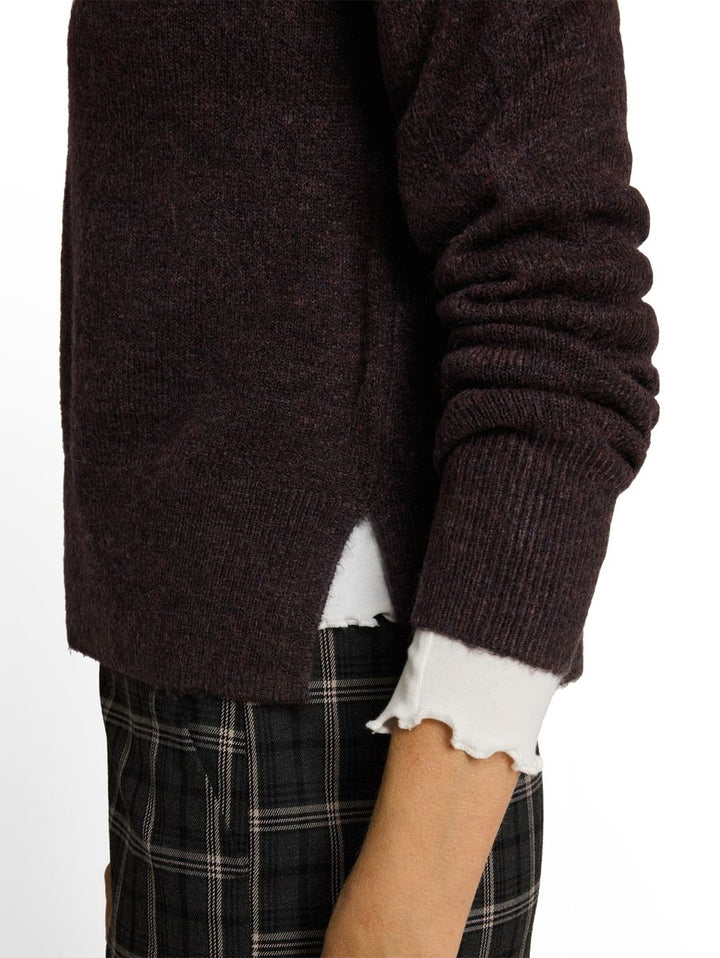 Cosy Strickpullover mit Stehkragen