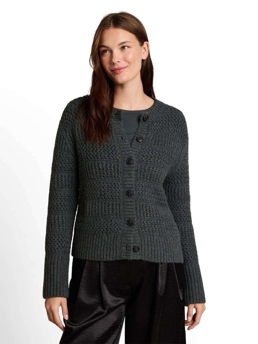 Cardigan mit Wollanteil