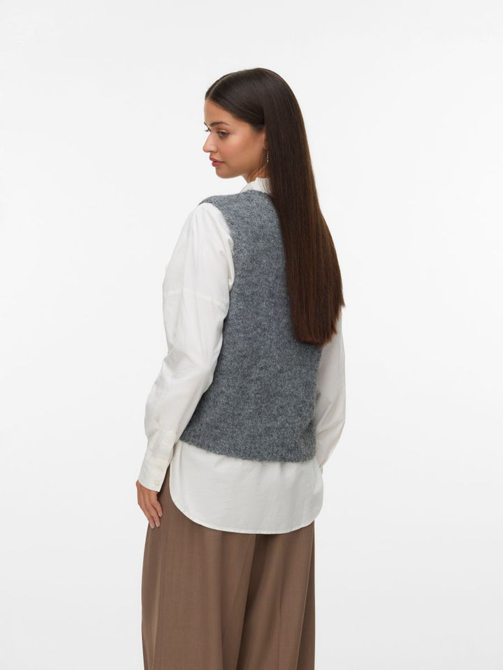 VMNOVAH SL O-NECK BUTTON VEST NOOS