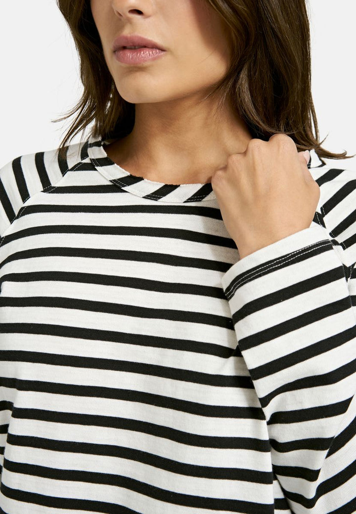 Basic sweat raglan striped