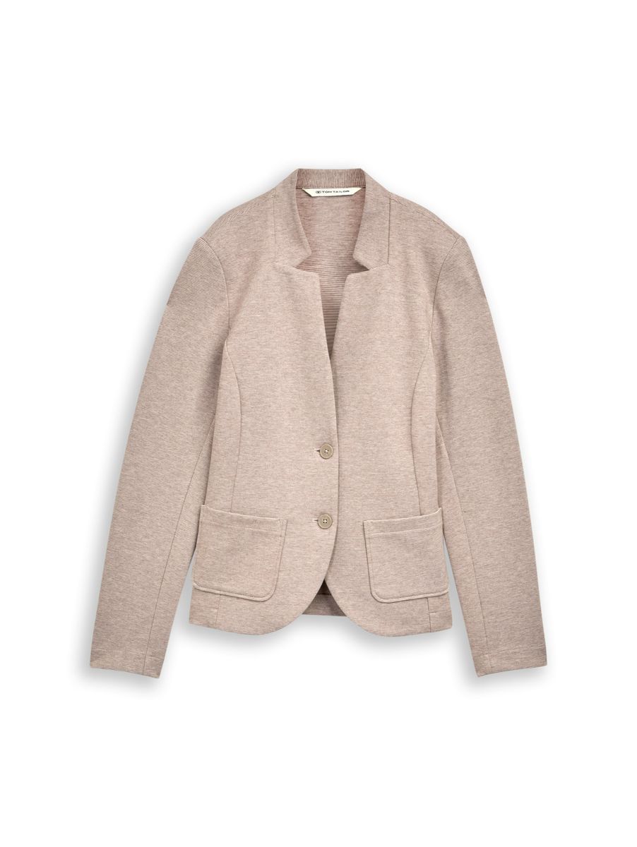 Slim Fit Blazer mit Ottoman Struktur
