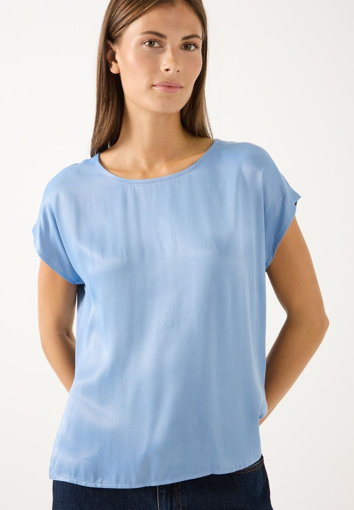 Shirt mit Satinfront