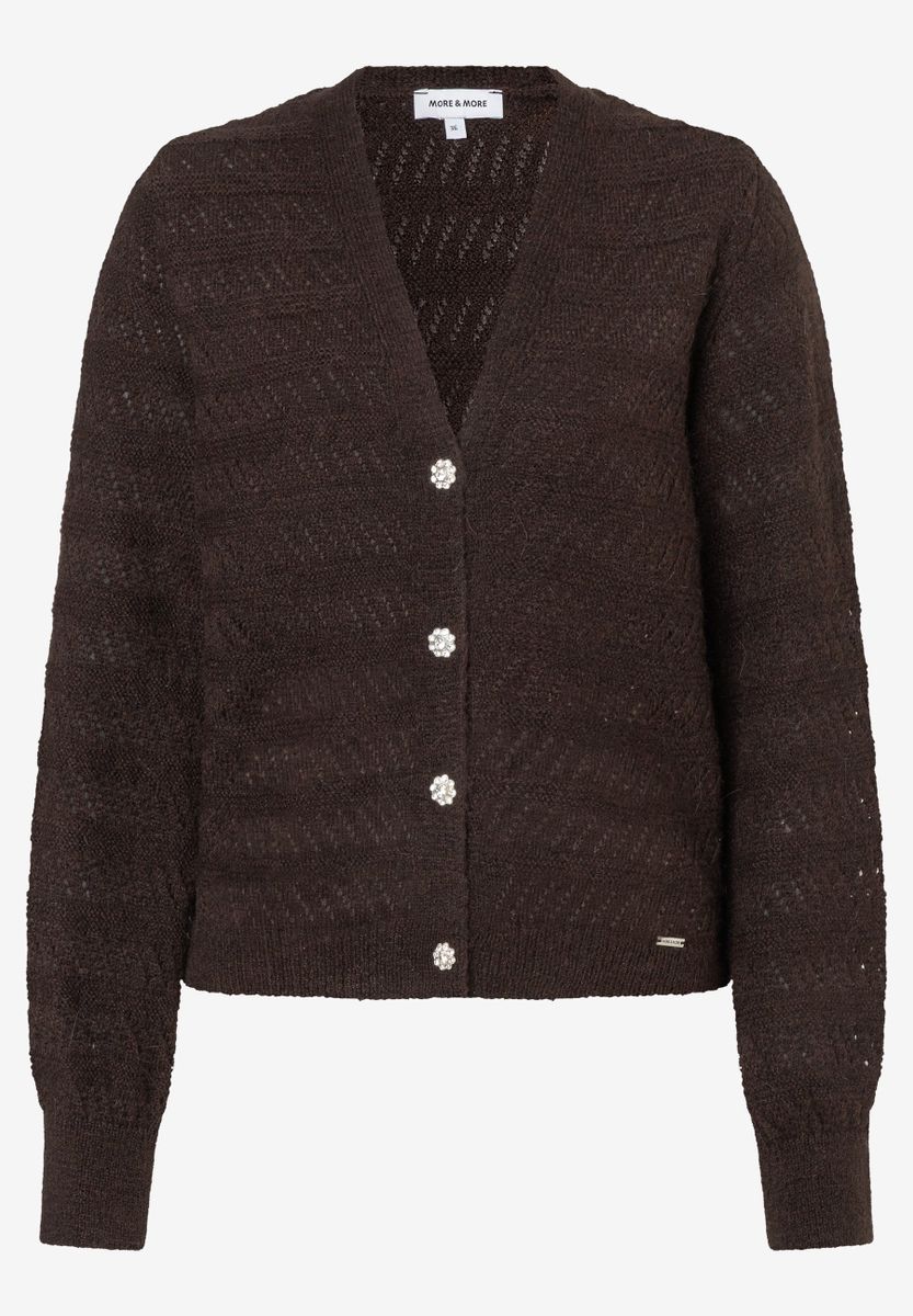 Cardigan mit Schmuckknopf