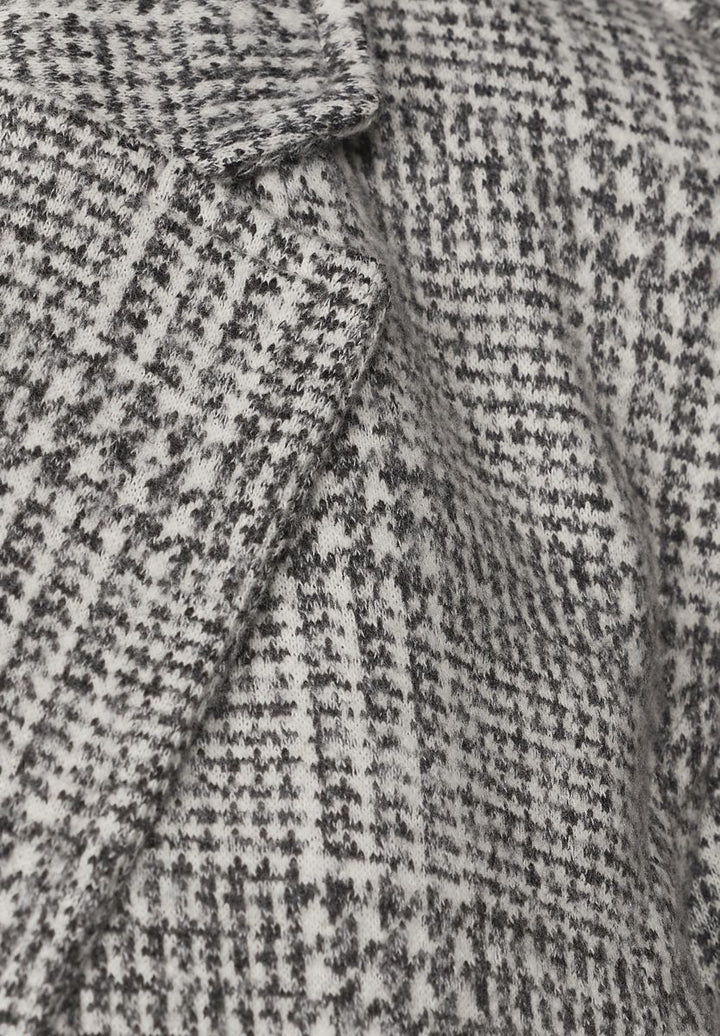 Blazer mit Karomuster und Knöpfen