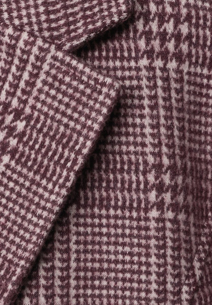 Blazer mit Karomuster und Knöpfen