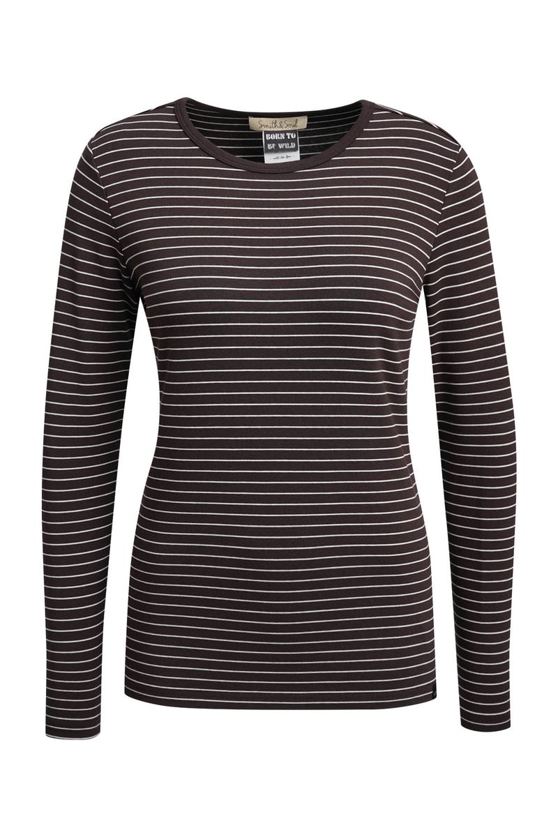 Fitted Lonsleeve Striped