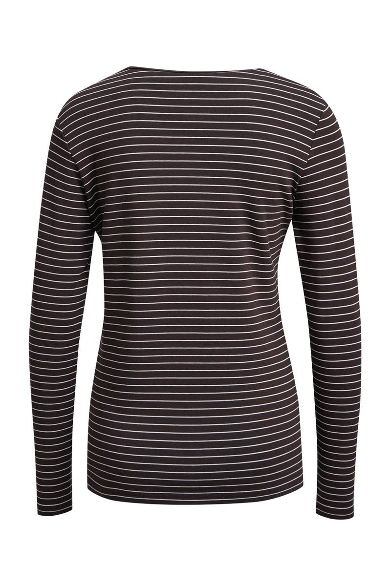 Fitted Lonsleeve Striped