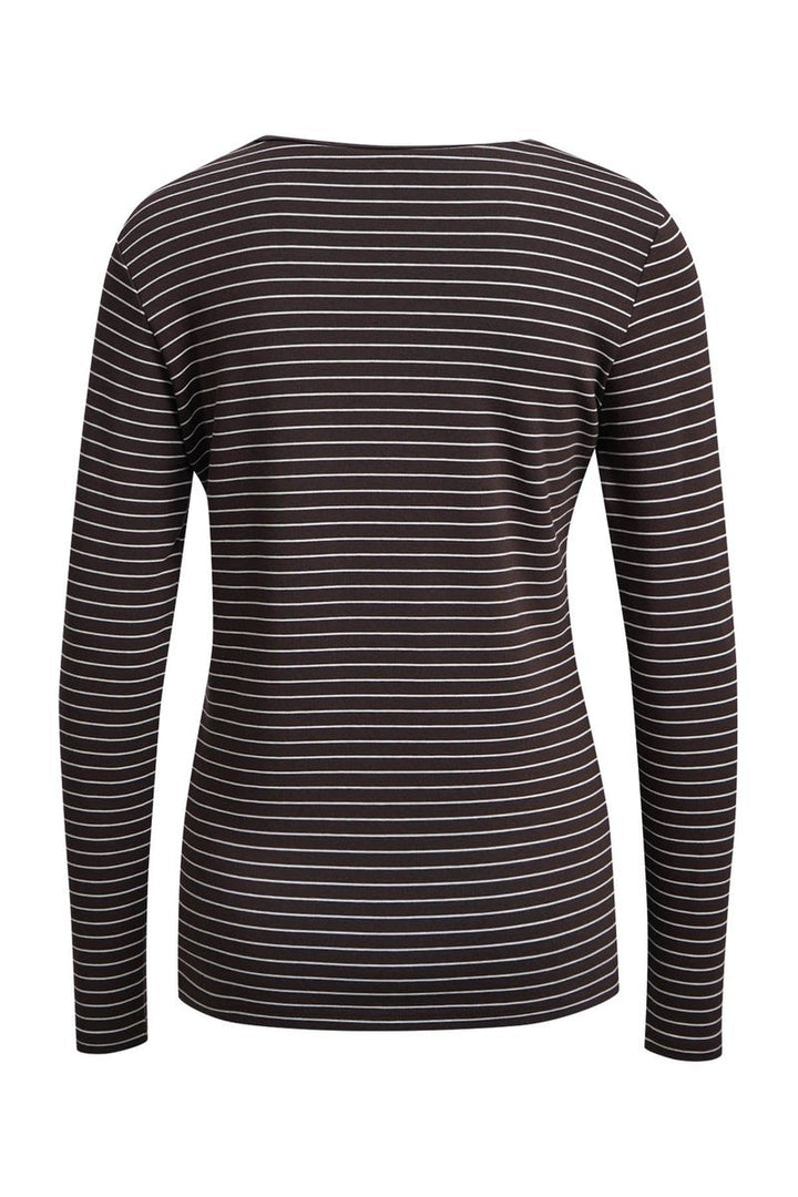 Fitted Lonsleeve Striped