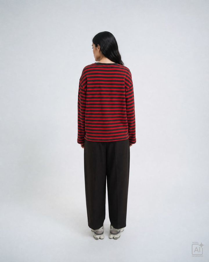 Boxy Sweatshirt Soul Studio Striped