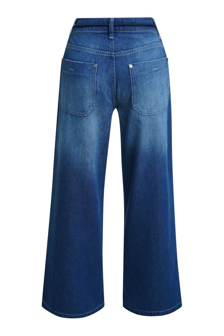 Wideleg Denim Pants