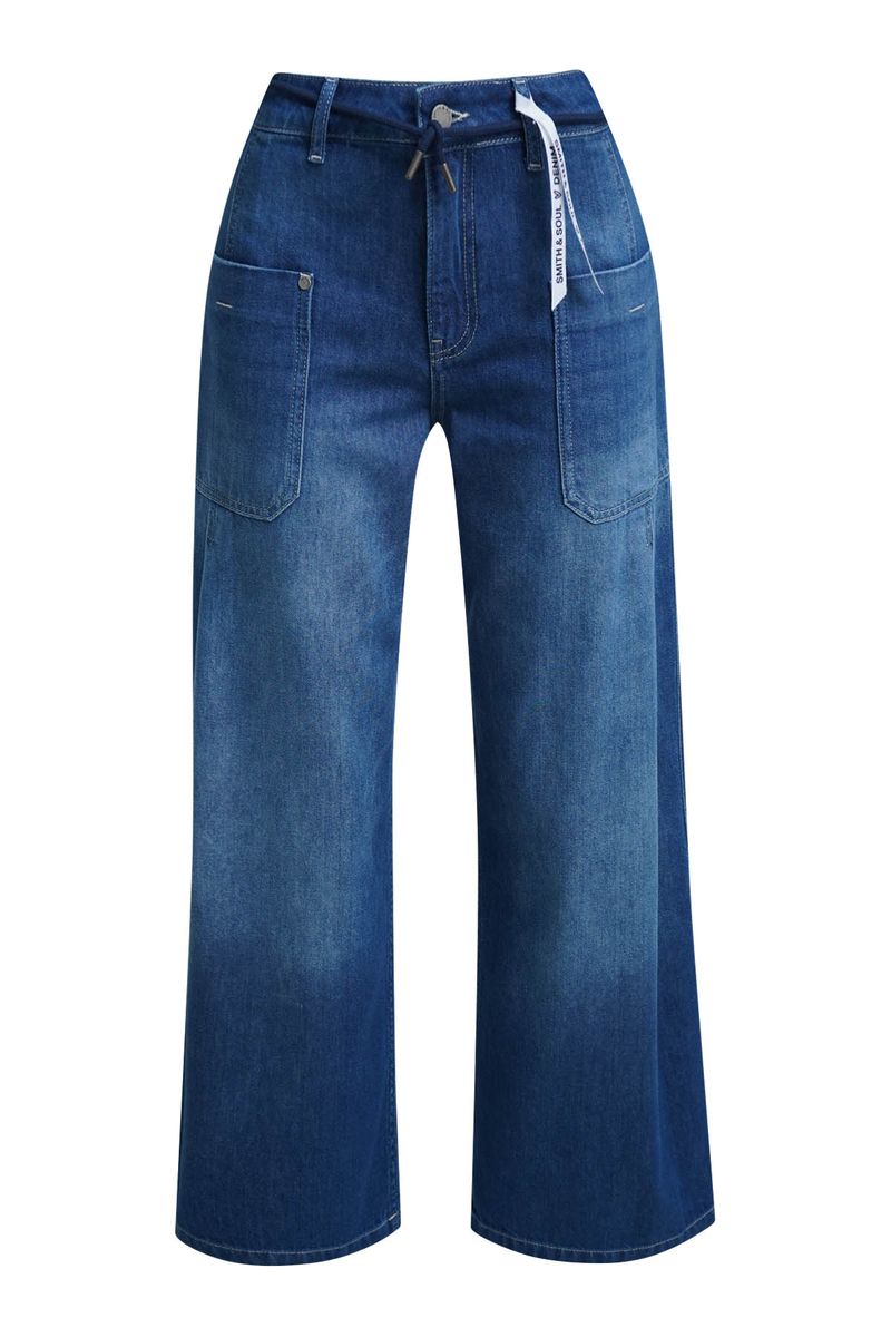 Wideleg Denim Pants