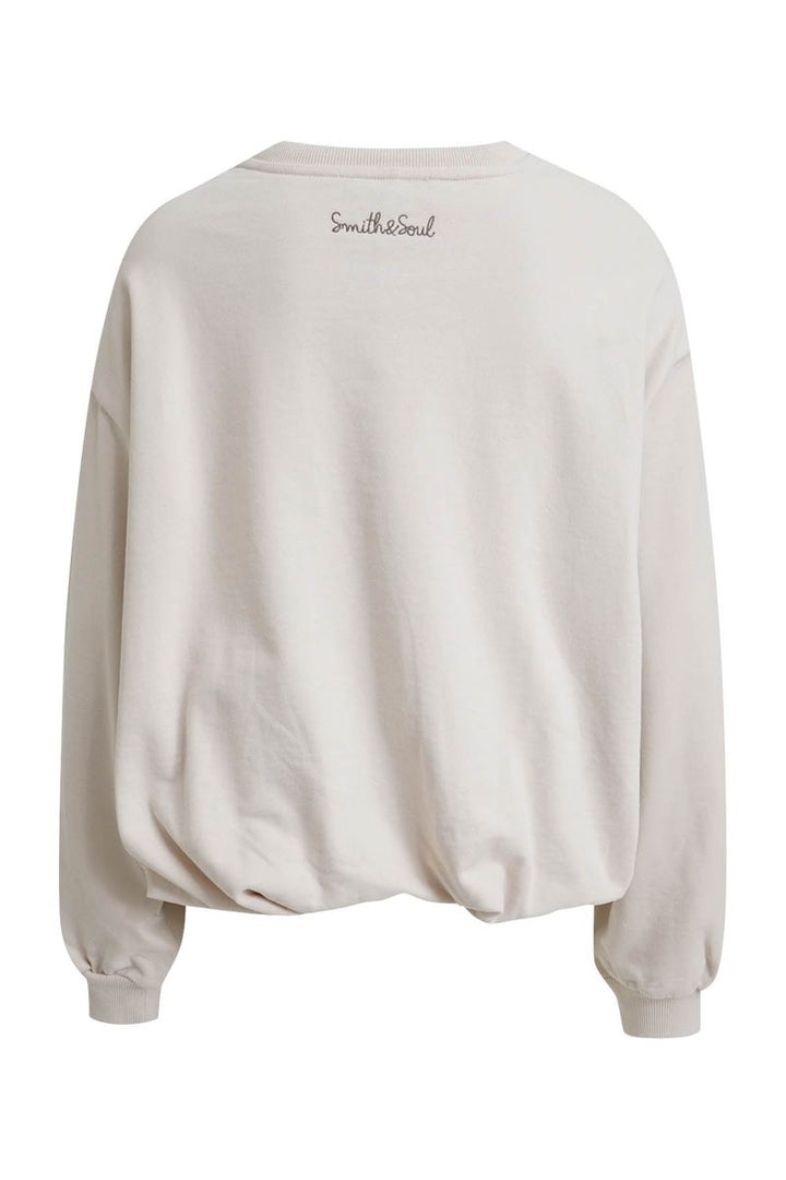 Oversize Pleated Sweatshirt