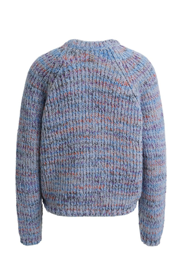 Raglan Effect Yarn Pullover