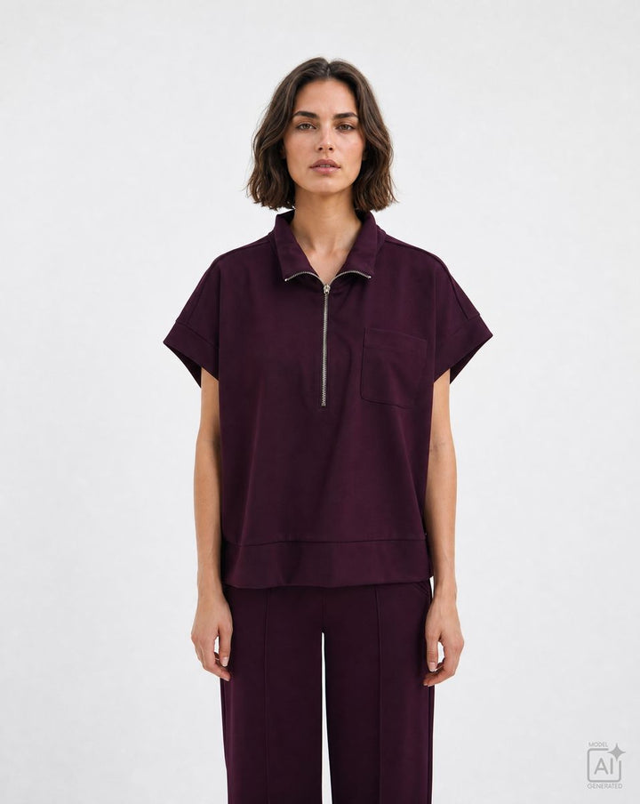 Fabric Mix Jacket