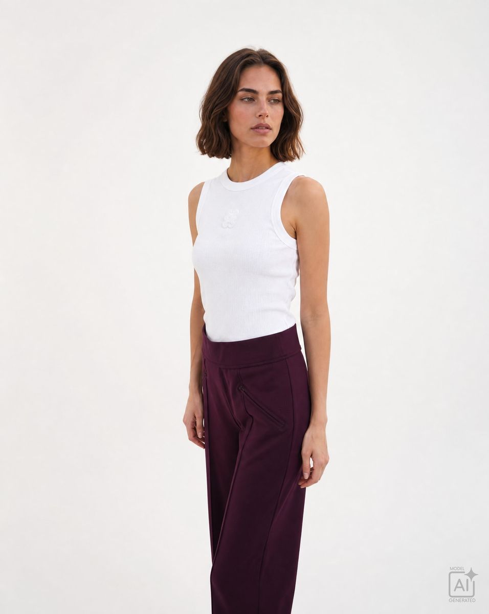 Interlock Pants With Zipped Pockets