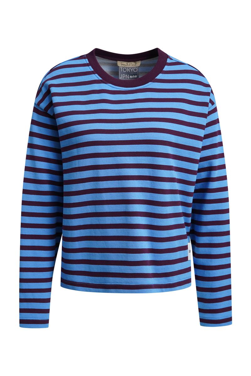 Boxy  Sweatshirt Soul Studio Striped