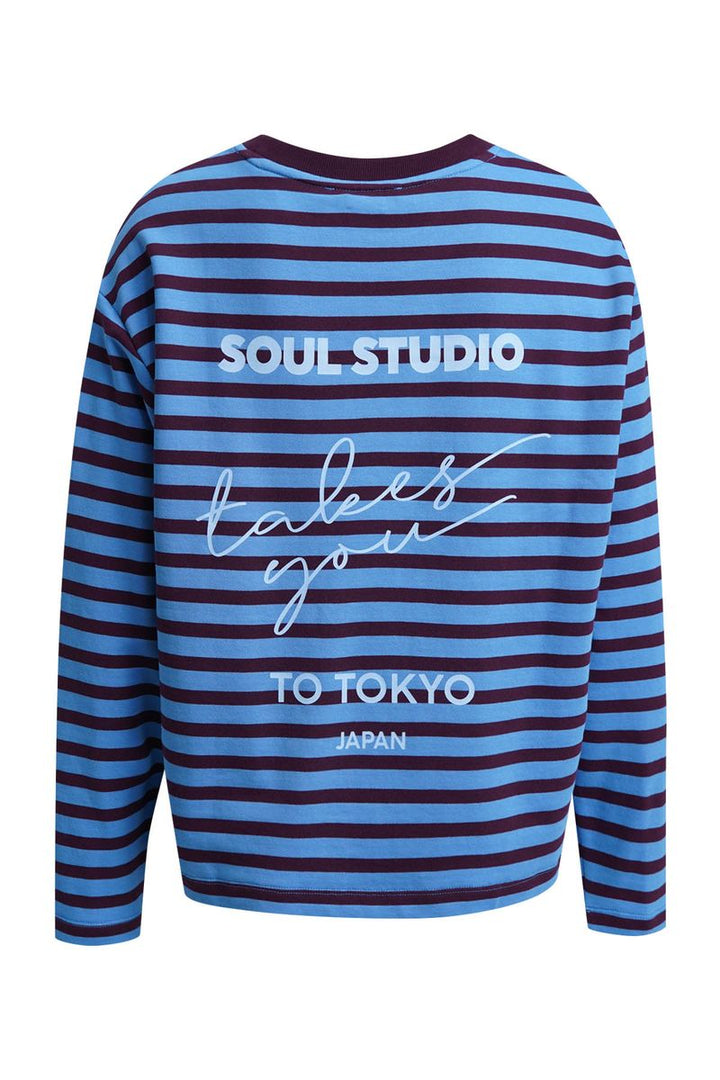 Boxy  Sweatshirt Soul Studio Striped