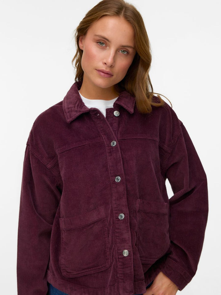VMJAMIE LS CORDUROY SHACKET MIX NOOS
