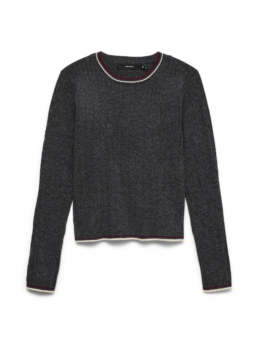 VMMARINA LS O-NECK CABLE PULLOVER BOO