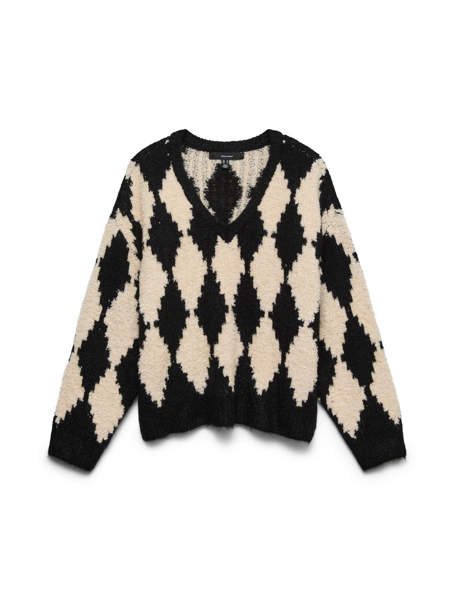 VMCOLLEEN LS V-NECK PULLOVER BOO