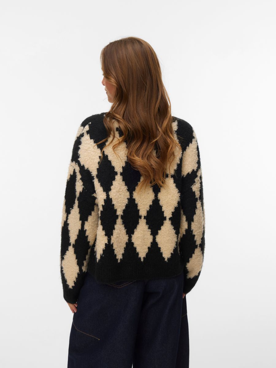 VMCOLLEEN LS V-NECK PULLOVER BOO