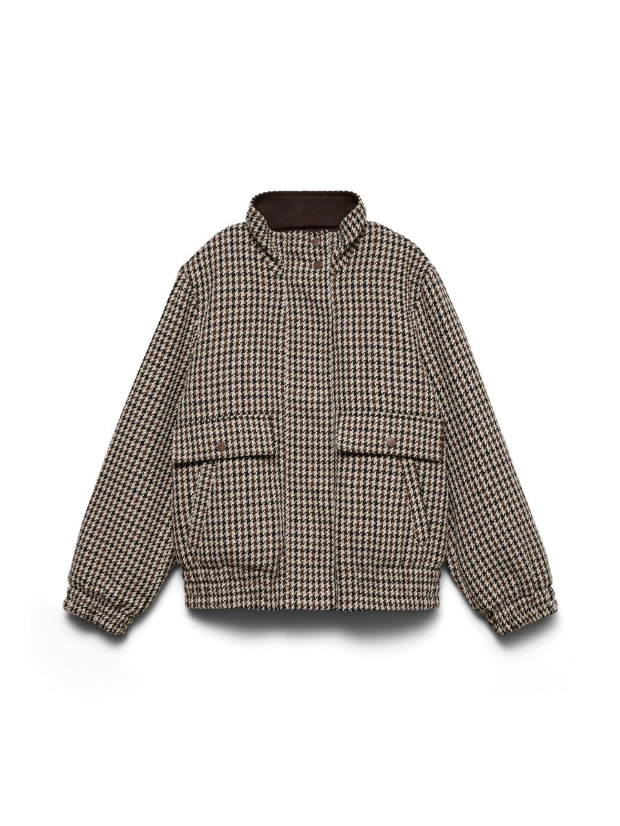 VMCHERYL SHORT CHECK JACKET ENT