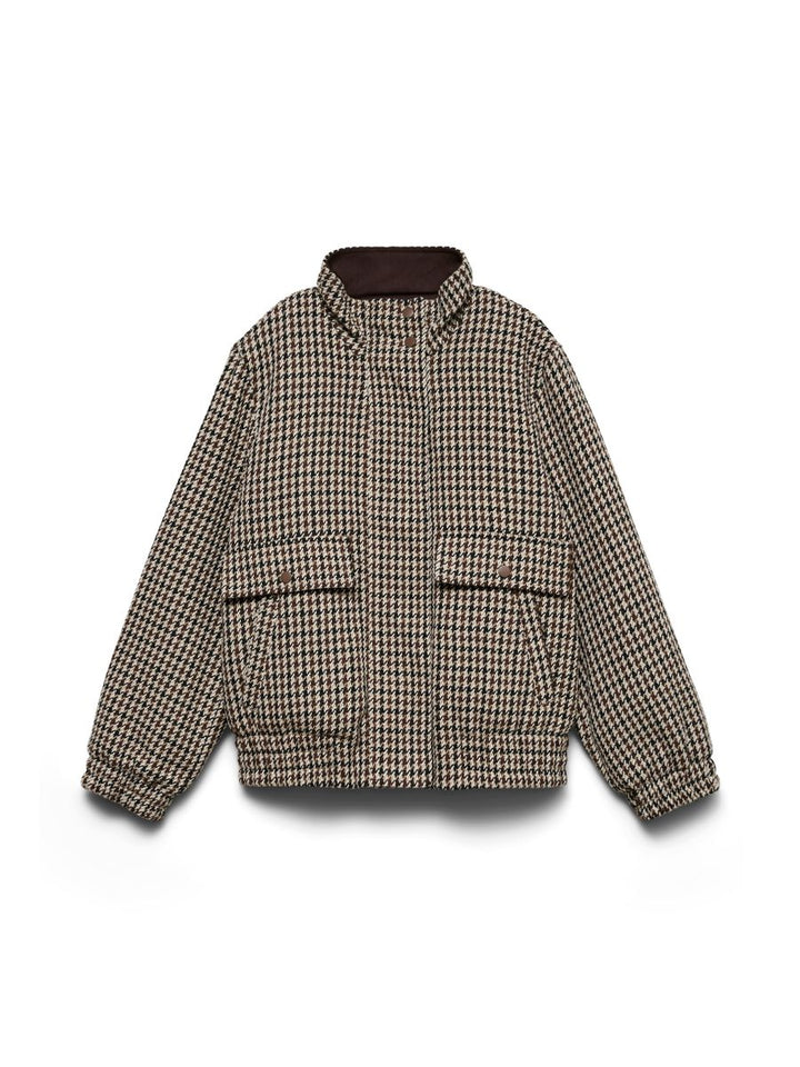 VMCHERYL SHORT CHECK JACKET ENT
