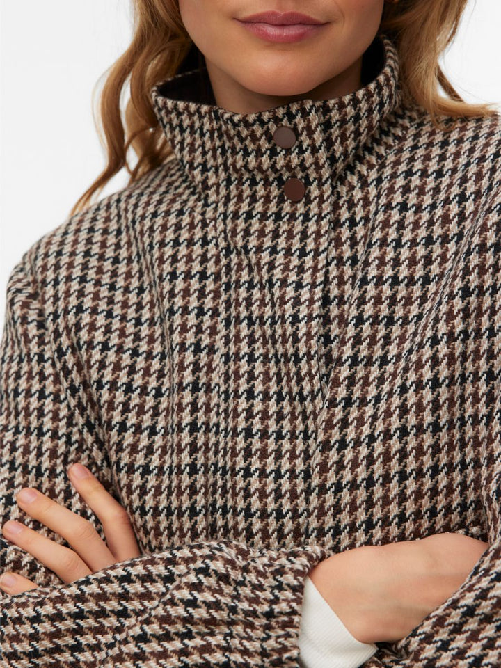 VMCHERYL SHORT CHECK JACKET ENT