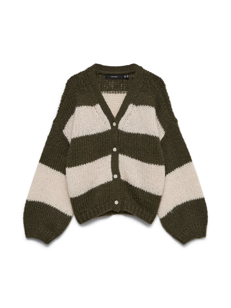 VMMAYBE LS V-NECK BUTTON CARDIGAN NOOS