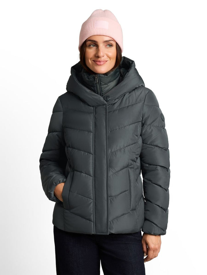 2-in-1 Puffer-Jacke mit abnehmbarem Einsatz