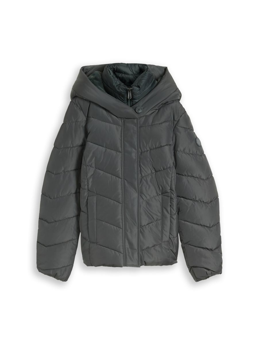 2-in-1 Puffer-Jacke mit abnehmbarem Einsatz