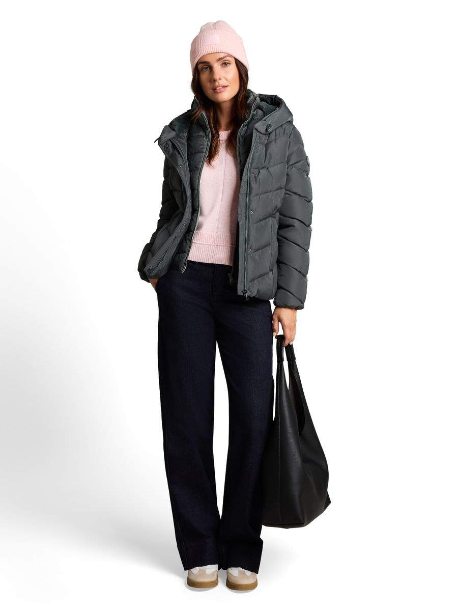 2-in-1 Puffer-Jacke mit abnehmbarem Einsatz