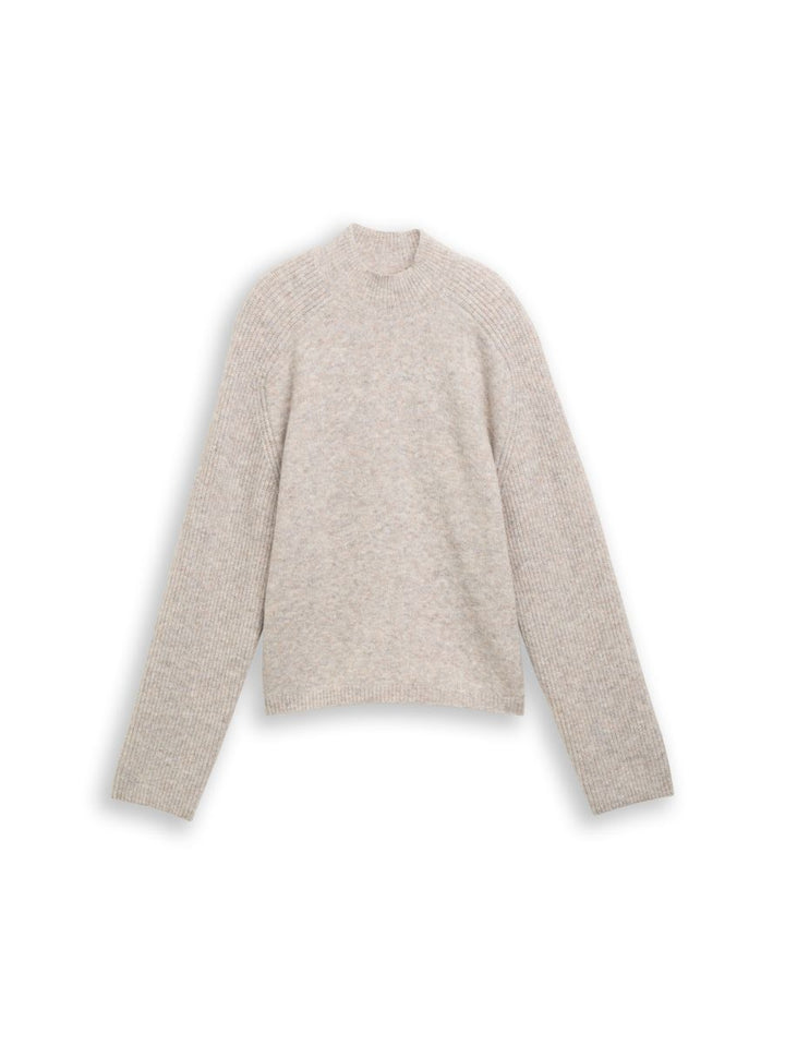 Strickpullover mit Wollanteil