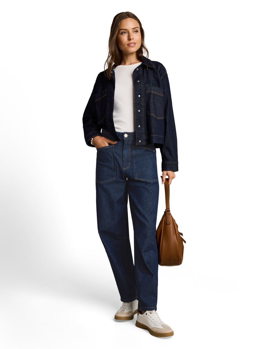 TTCELIA BARREL Jeans mit aufgesetzten Taschen