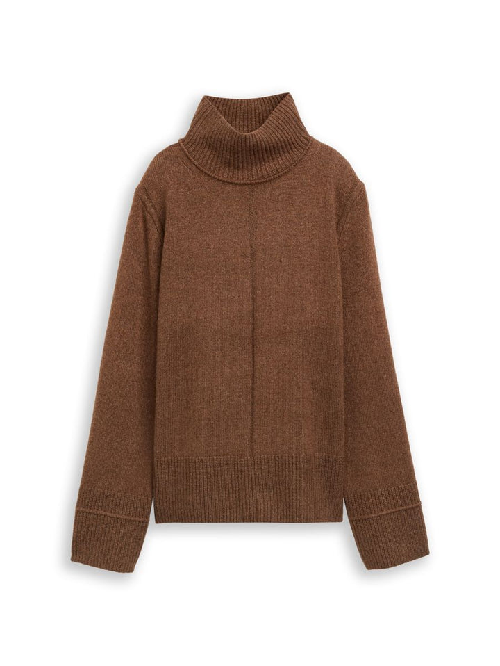 Cosy Strickpullover mit Stehkragen