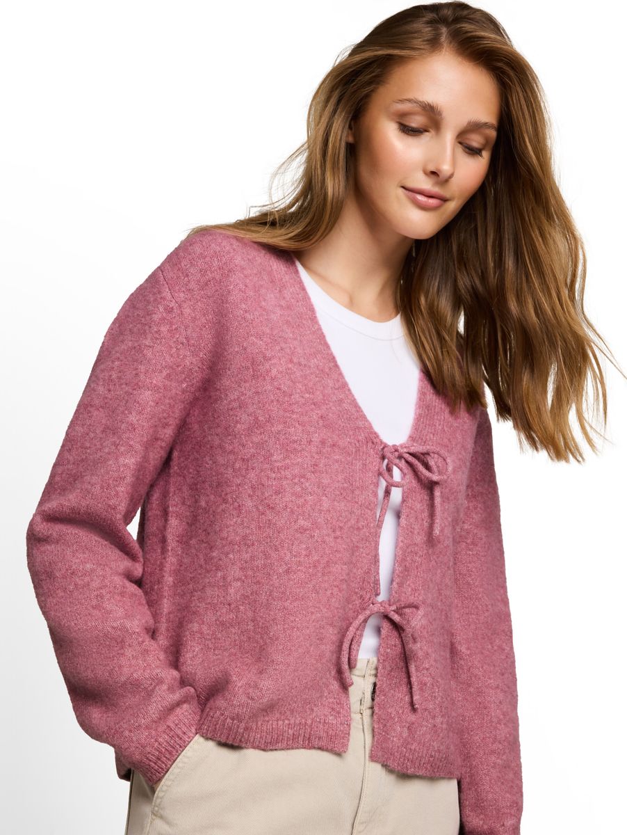 Cosy Cardigan mit Schleifen