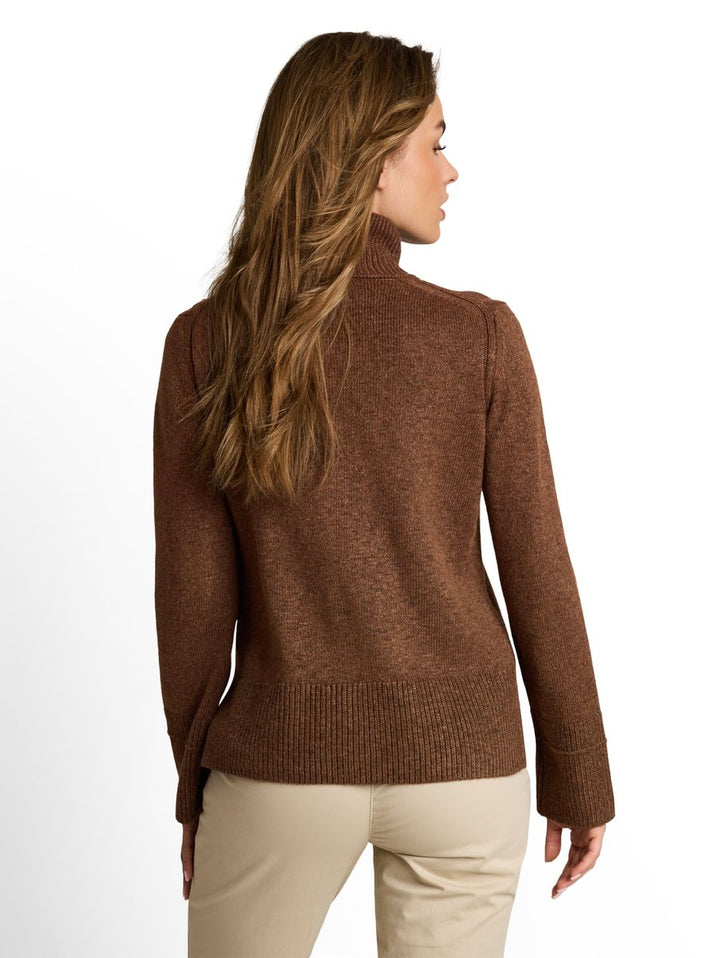 Cosy Strickpullover mit Stehkragen