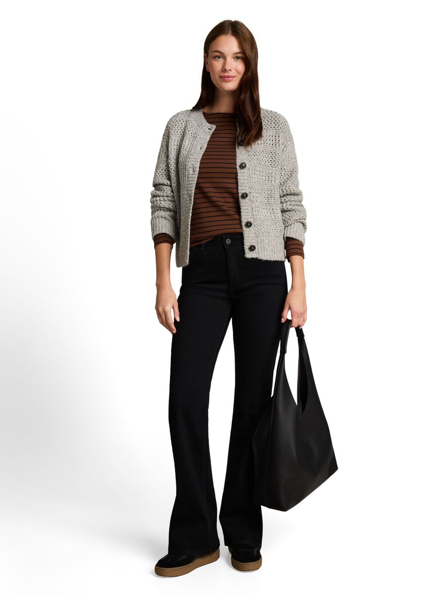 Cardigan mit Wollanteil