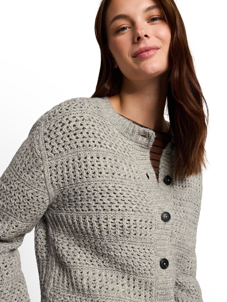 Cardigan mit Wollanteil