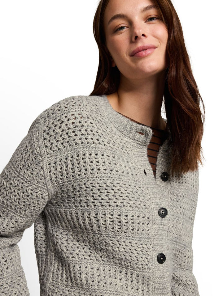Cardigan mit Wollanteil