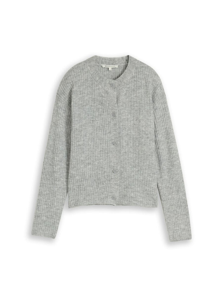 Cosy Cardigan mit Rundhalsausschnitt