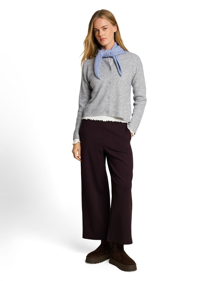 Cosy Cardigan mit Rundhalsausschnitt