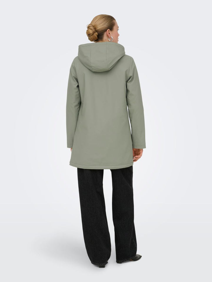 ONLSALLY PADDED RAINCOAT OTW NOOS