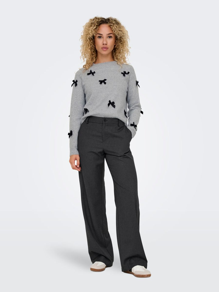 ONLNOELLE LS BOW PULLOVER KNT