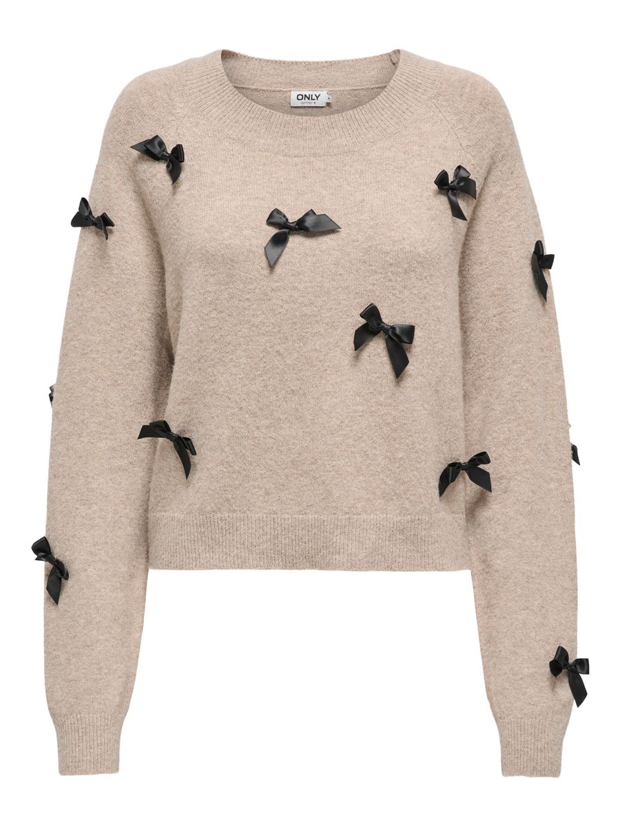 ONLNOELLE LS BOW PULLOVER KNT