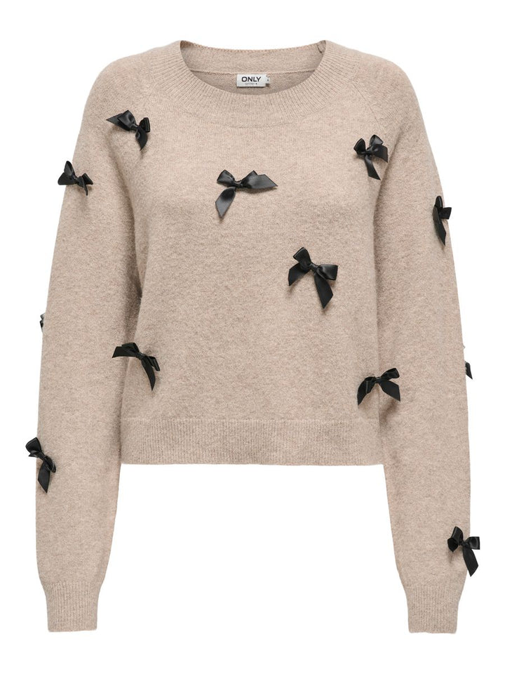 ONLNOELLE LS BOW PULLOVER KNT