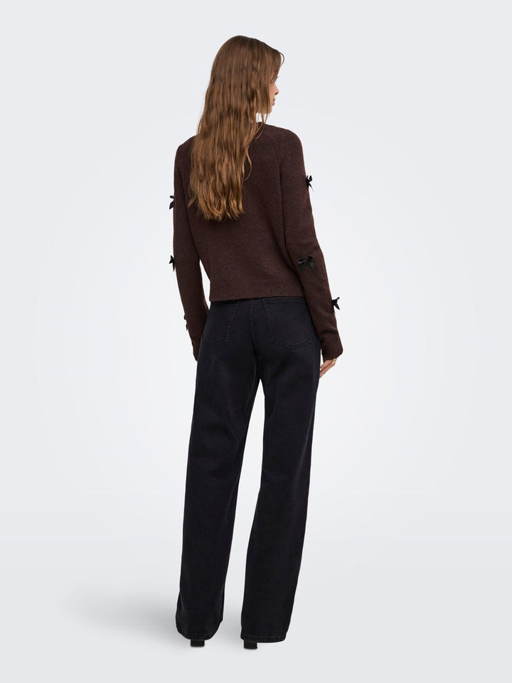 ONLNOELLE LS BOW PULLOVER KNT