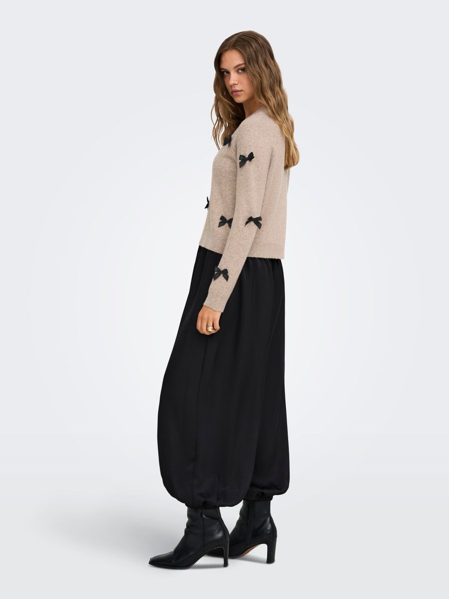 ONLNOELLE LS BOW PULLOVER KNT