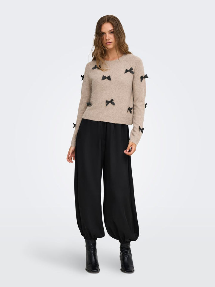 ONLNOELLE LS BOW PULLOVER KNT