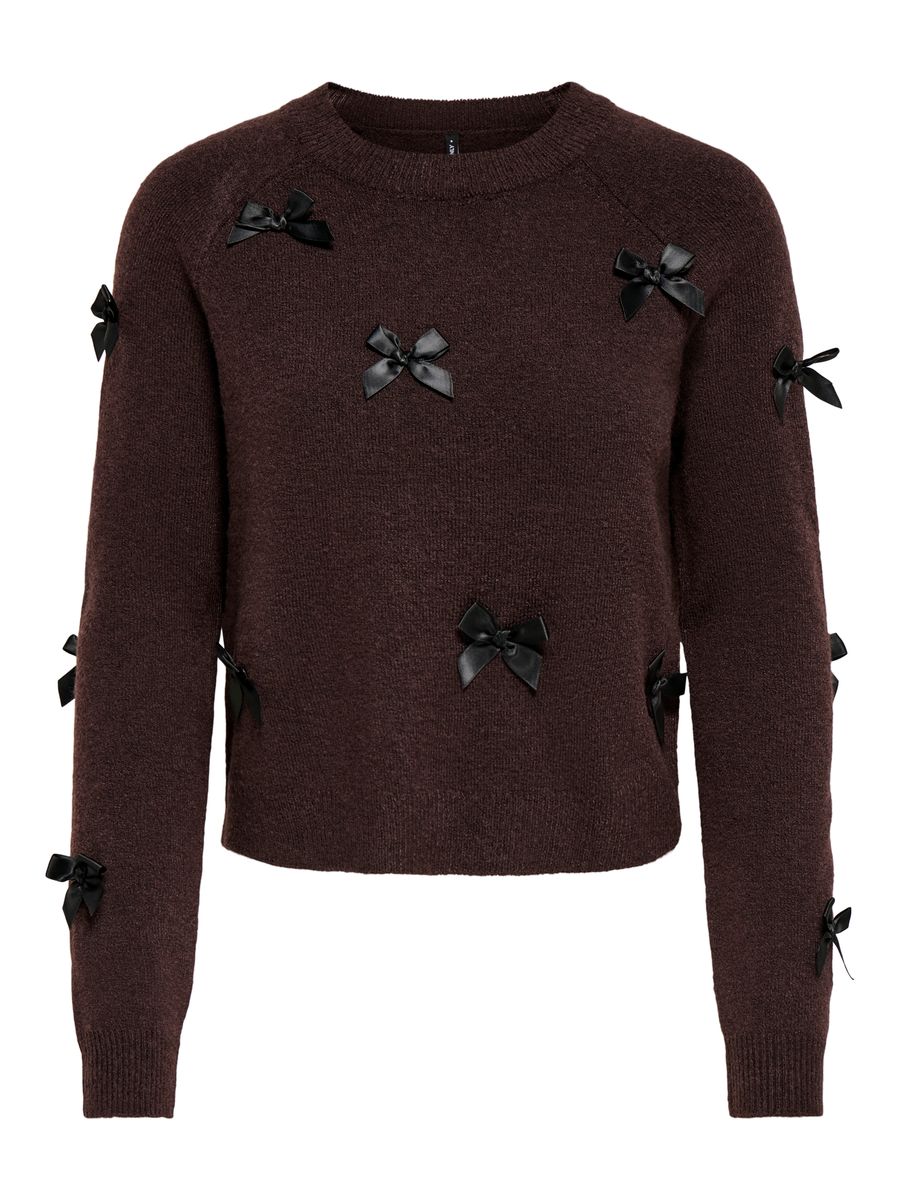 ONLNOELLE LS BOW PULLOVER KNT